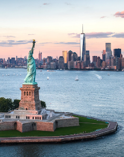 panorama liberty island